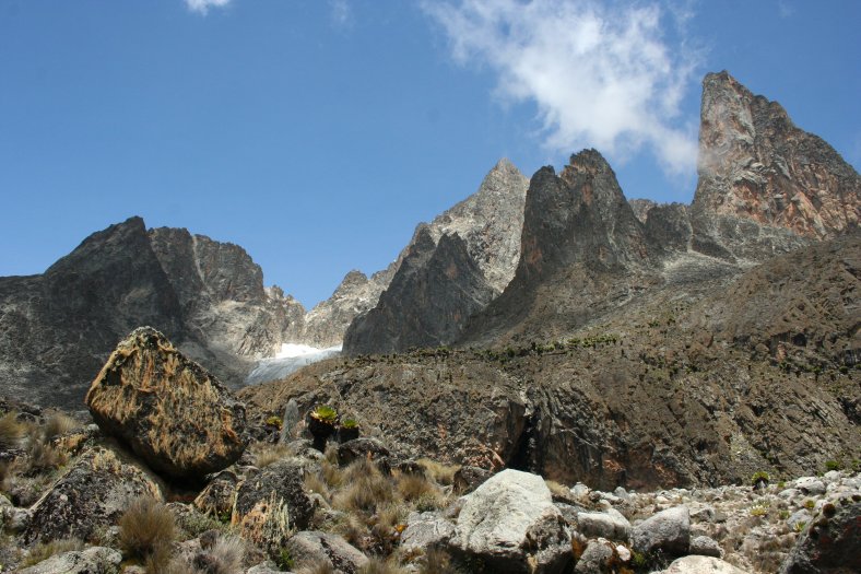 Horsky masív Mount Kenya